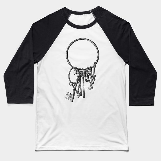Keychain Baseball T-Shirt by BobJonkers
